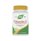 Nature's Way Vitamina C con Bioflavonoides, botella, apoyo inmunitario diario.