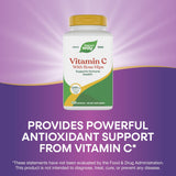 Nature's Way Vitamina C con Rosa Mosqueta dosis, ideal para piel saludable.