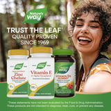 Nature's Way Vitamina E D-Alpha Tocopherol, estilo de vida saludable con suplementación