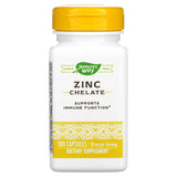 Nature's Way zinc quelado 30 mg, frasco cerrado para consumo diario