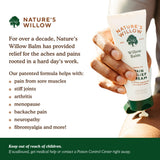 Nature's Willow Willow Balm: dosificación práctica para uso puntual.