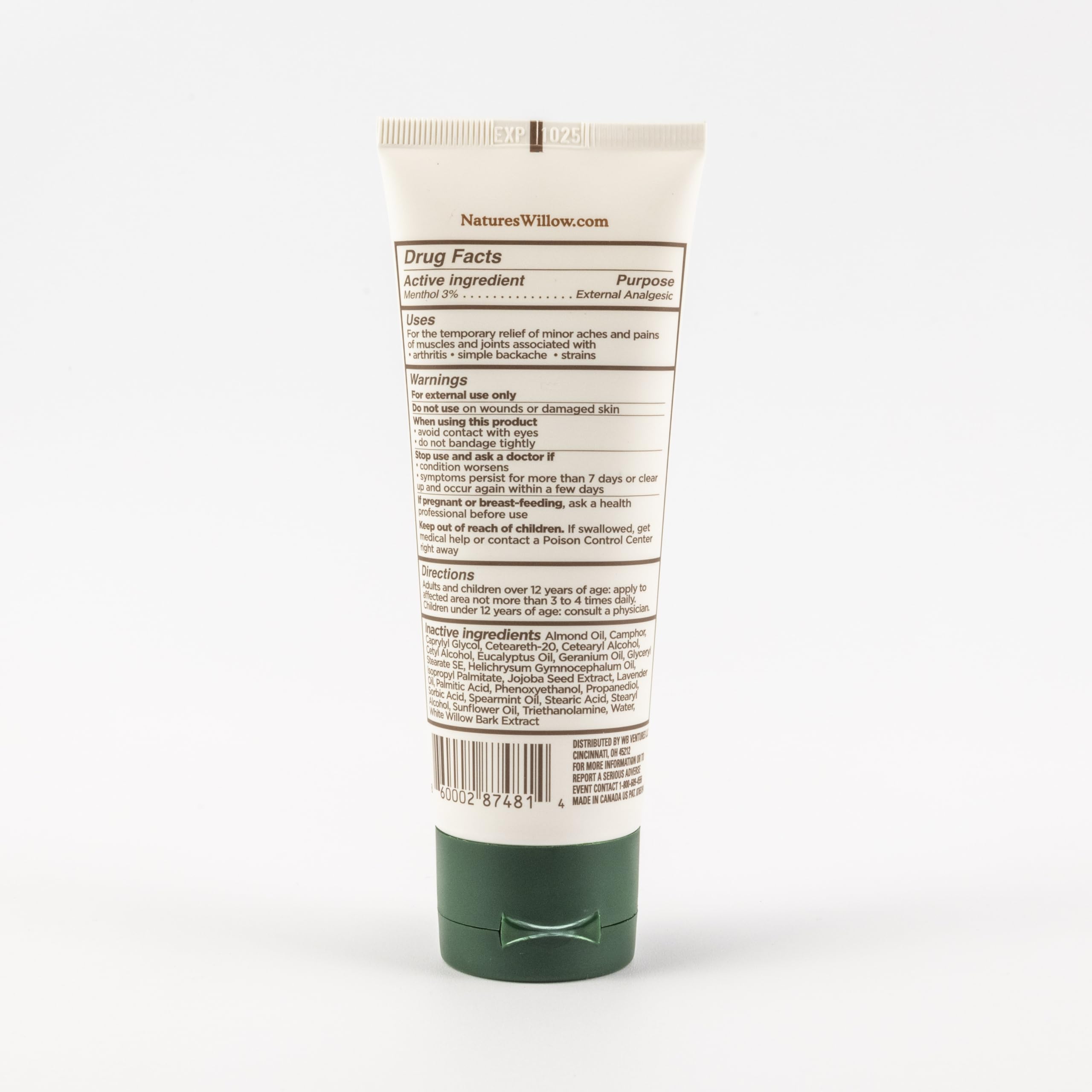 Nature's Willow Willow Balm: estuche de 6 unidades para ahorro.