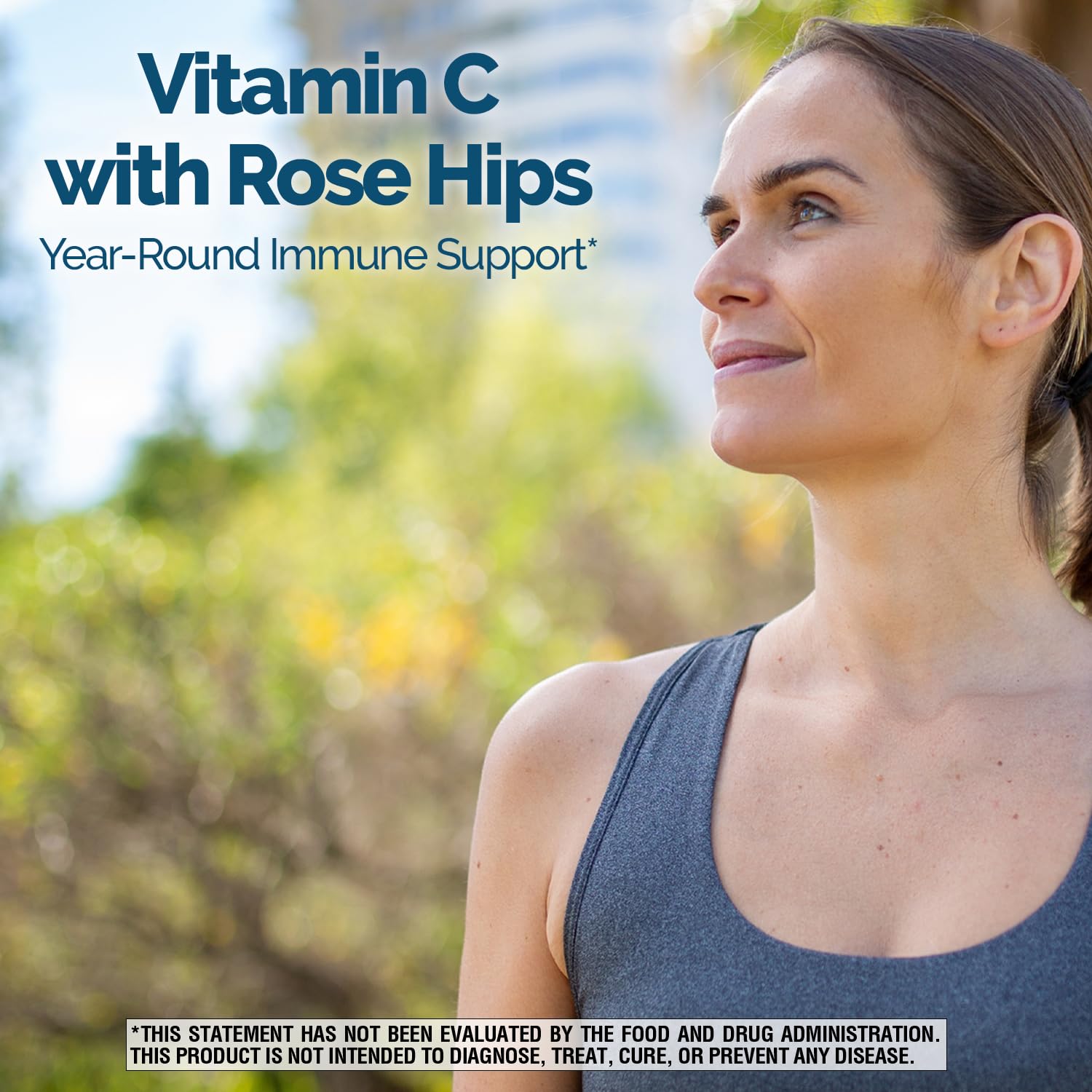 Nature's Wonder Caja externa, muestra rosa mosqueta y beneficios antioxidantes