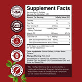 Natures Craft Etiqueta de nutricion, informacion clara de nutrientes