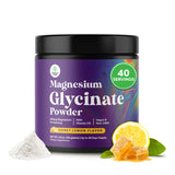Natures Craft Magnesio glicinato de alta absorción en frasco de 136 g para uso diario.