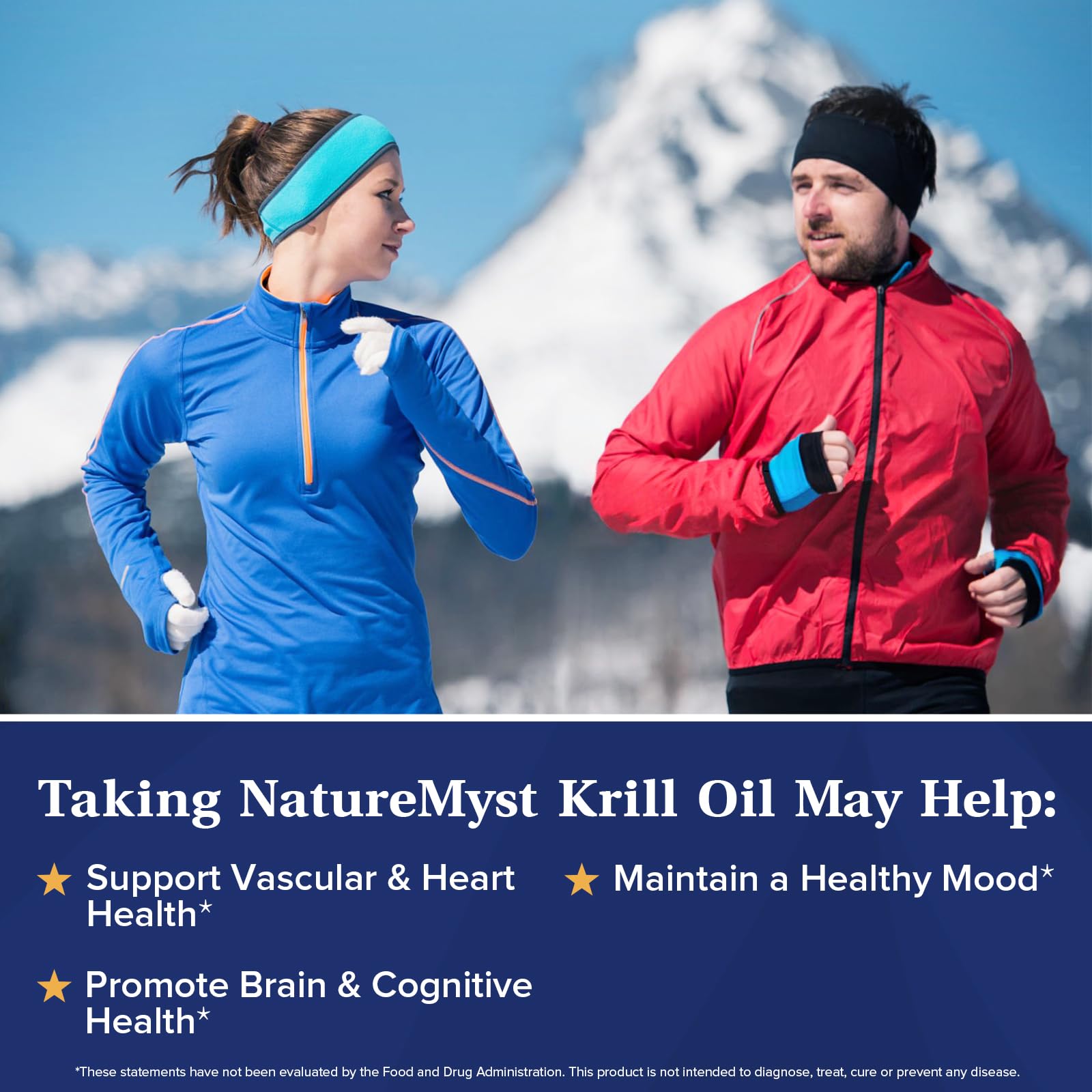 NatureMyst Aceite de Krill 1000 mg, probado por terceros para pureza.