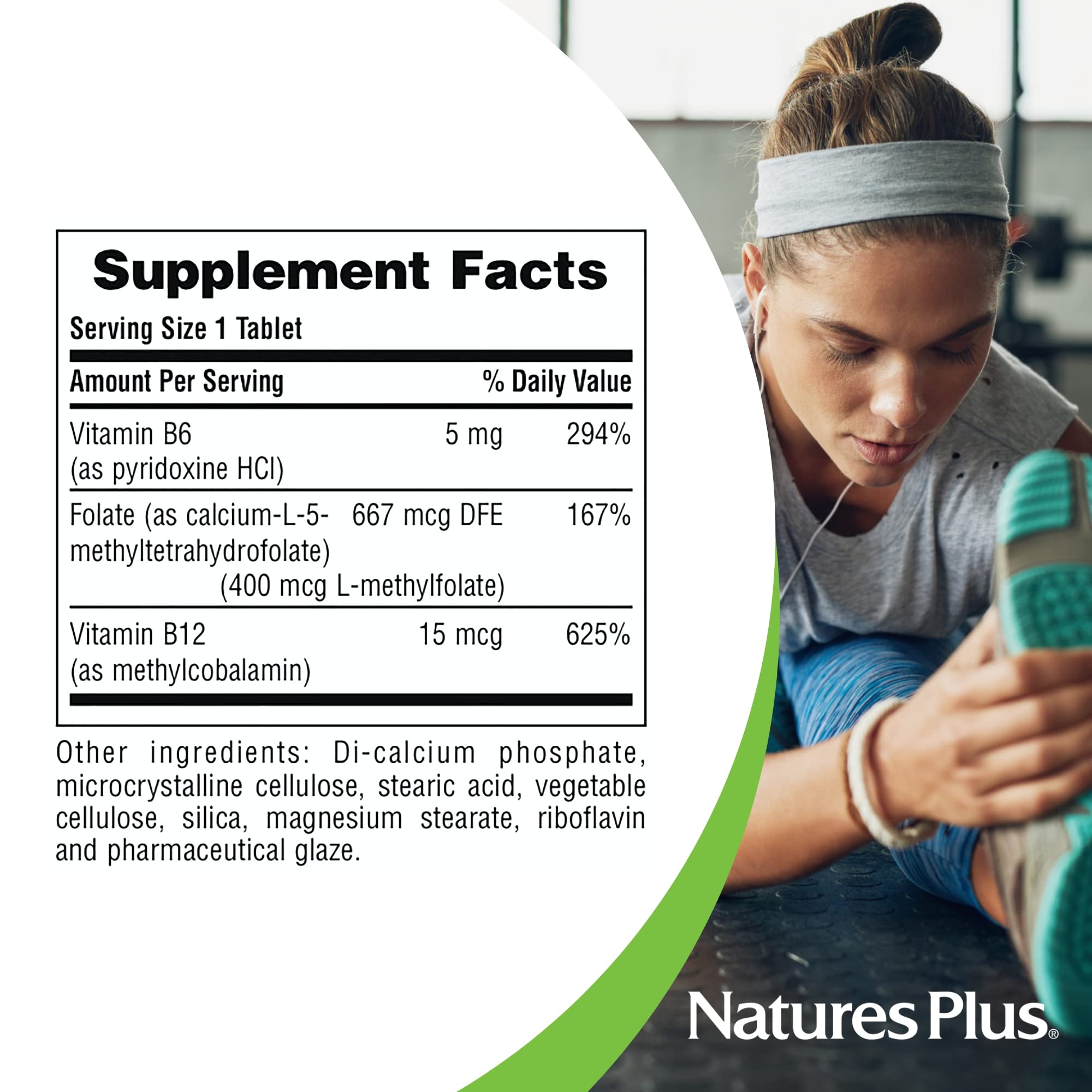 NaturesPlus Corazones de Ácido Fólico para apoyo prenatal en el día a día.