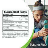 NaturesPlus Corazones de Ácido Fólico para apoyo prenatal en el día a día.