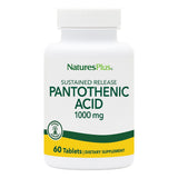 NaturesPlus ácido pantoténico de liberación prolongada en bote, soporte diario de energía.