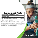 Etiqueta detallada de NaturesPlus Arroz Rojo de Levadura con información de la fórmula.