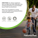 NaturesPlus Hipérico tabletas, uso diario práctico para apoyo emocional.