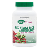 NaturesPlus Herbal Actives levadura roja en bote, posible apoyo al bienestar general