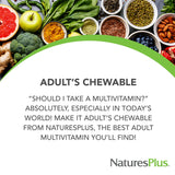 NaturesPlus Adultos masticables piña, envase nuevo facilita almacenamiento seguro