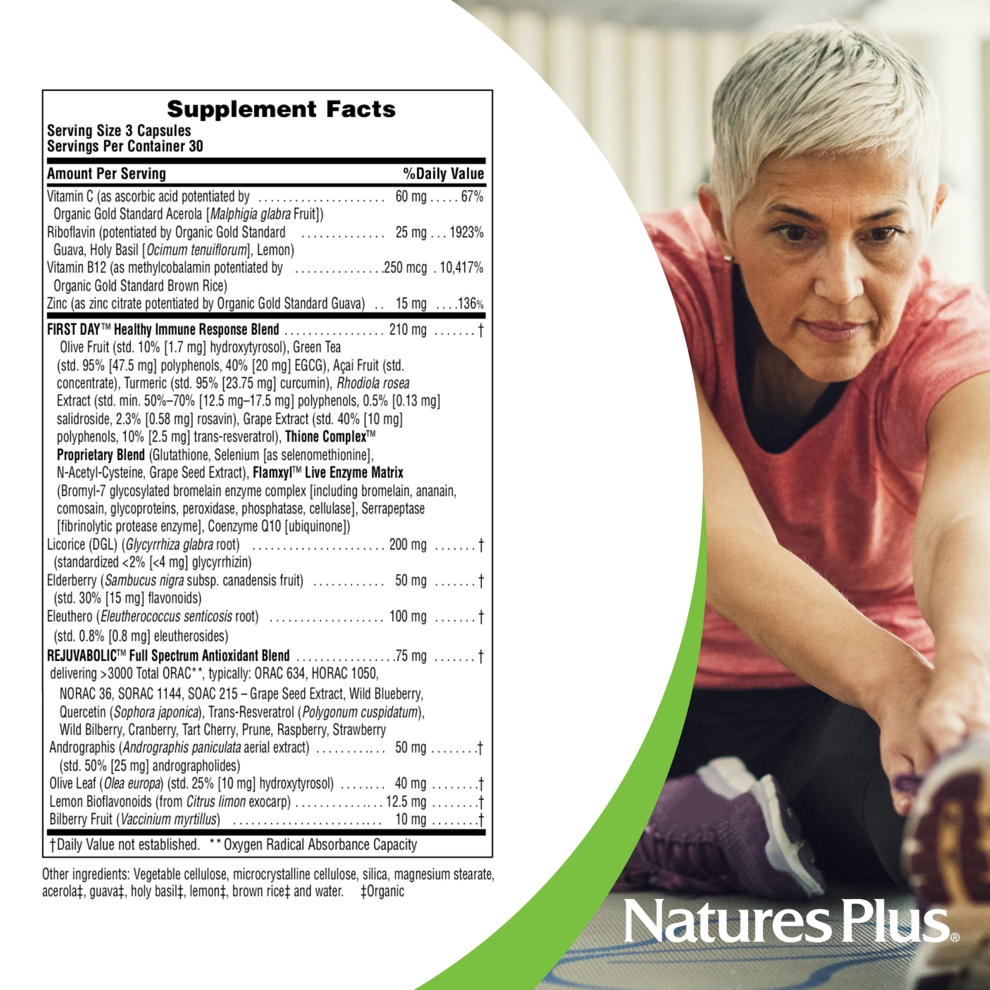NaturesPlus AgeLoss bioflavonoides limón: defensa natural del sistema respiratorio.