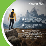 NaturesPlus AgeLoss Prostate Support: etiqueta frontal destacando la fórmula natural