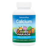 NaturesPlus Animal Parade Calcio en formas de animales, práctico para niños y apoyo al crecimiento.