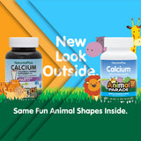 NaturesPlus Animal Parade Calcio sabor vainilla sundae, hace la toma más atractiva para niños