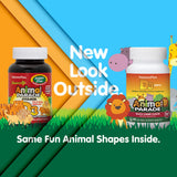 NaturesPlus Animal Parade D3, tabletas en formas de animales para niños.