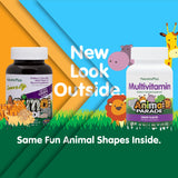 NaturesPlus Animal Parade formas de animales, tabletas divertidas para introducir hábitos saludables
