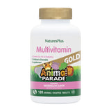 NaturesPlus Animal Parade Gold: pastillas con forma de animal y sabor sandía para niños