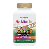NaturesPlus Animal Parade Gold tableta en forma de animal con sabor cereza para la rutina diaria