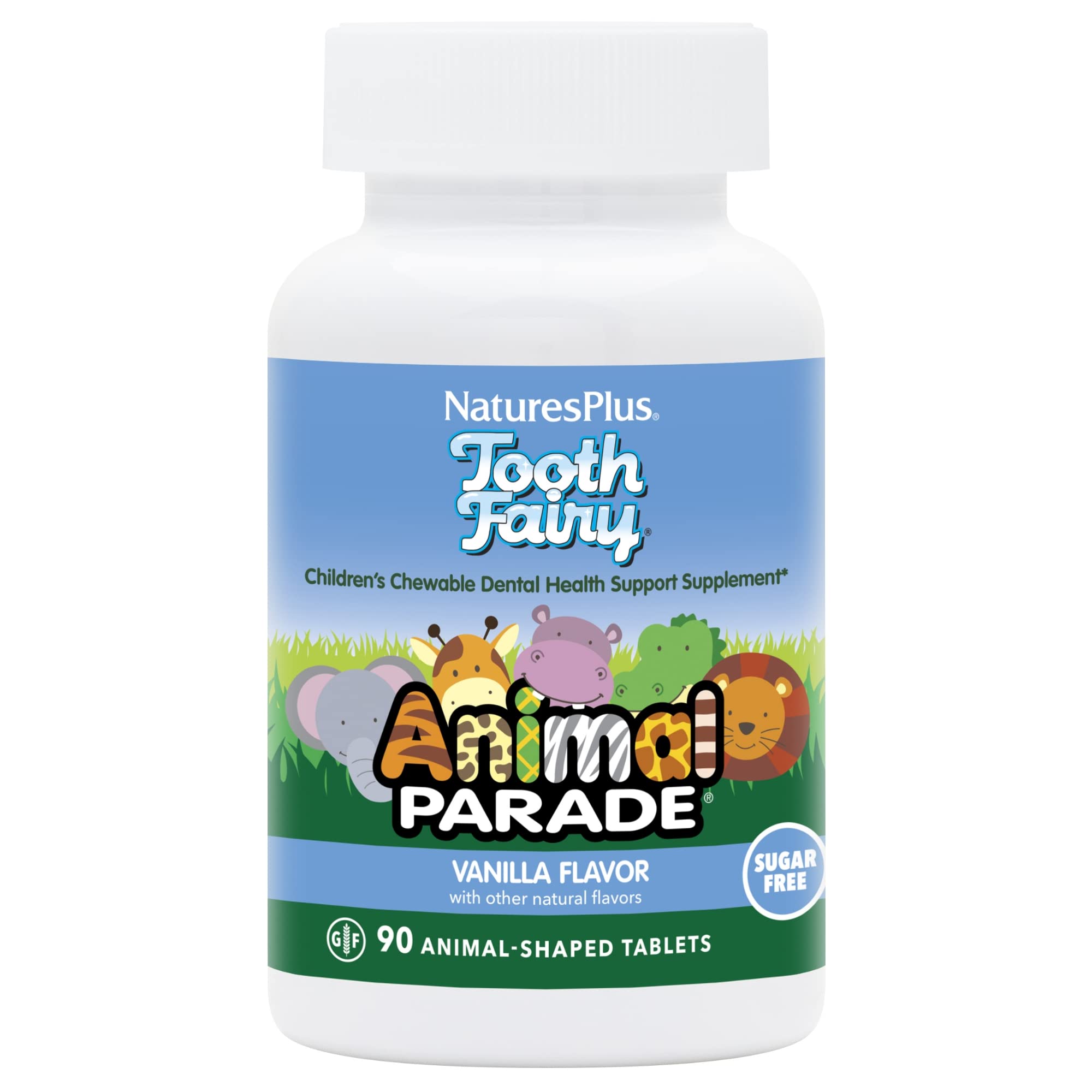 NaturesPlus Animal Parade hada de dientes en botella para niños