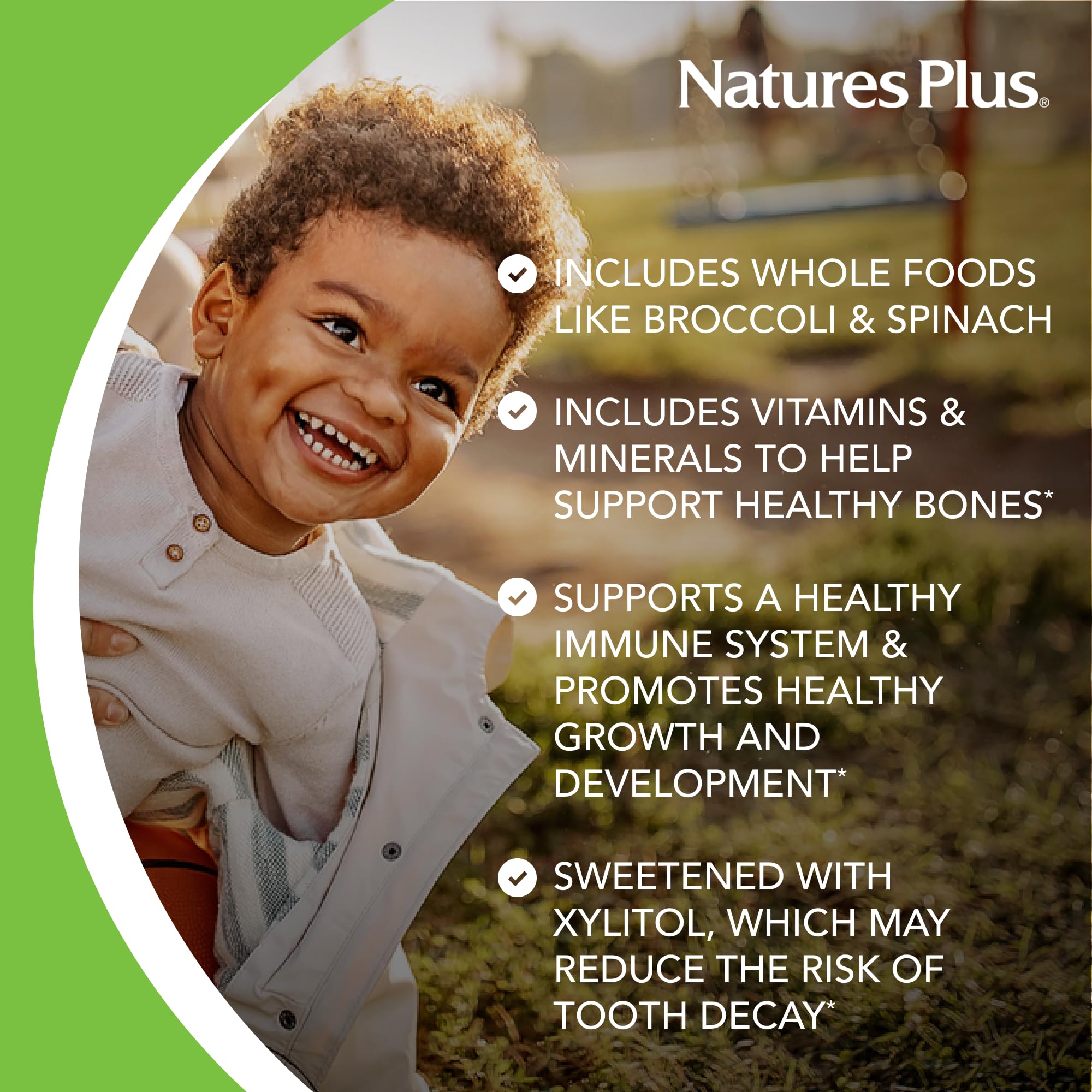 NaturesPlus Animal Parade: sabor uva natural para niños.