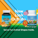 Tabletas en forma de animales para niños, sabor vainilla