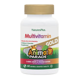 NaturesPlus Animal Parade tabletas masticables sabor cereza, ideal para meriendas escolares