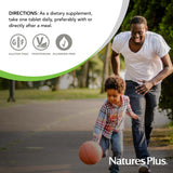 Etiqueta sin gluten de NaturesPlus B-Complex con arroz