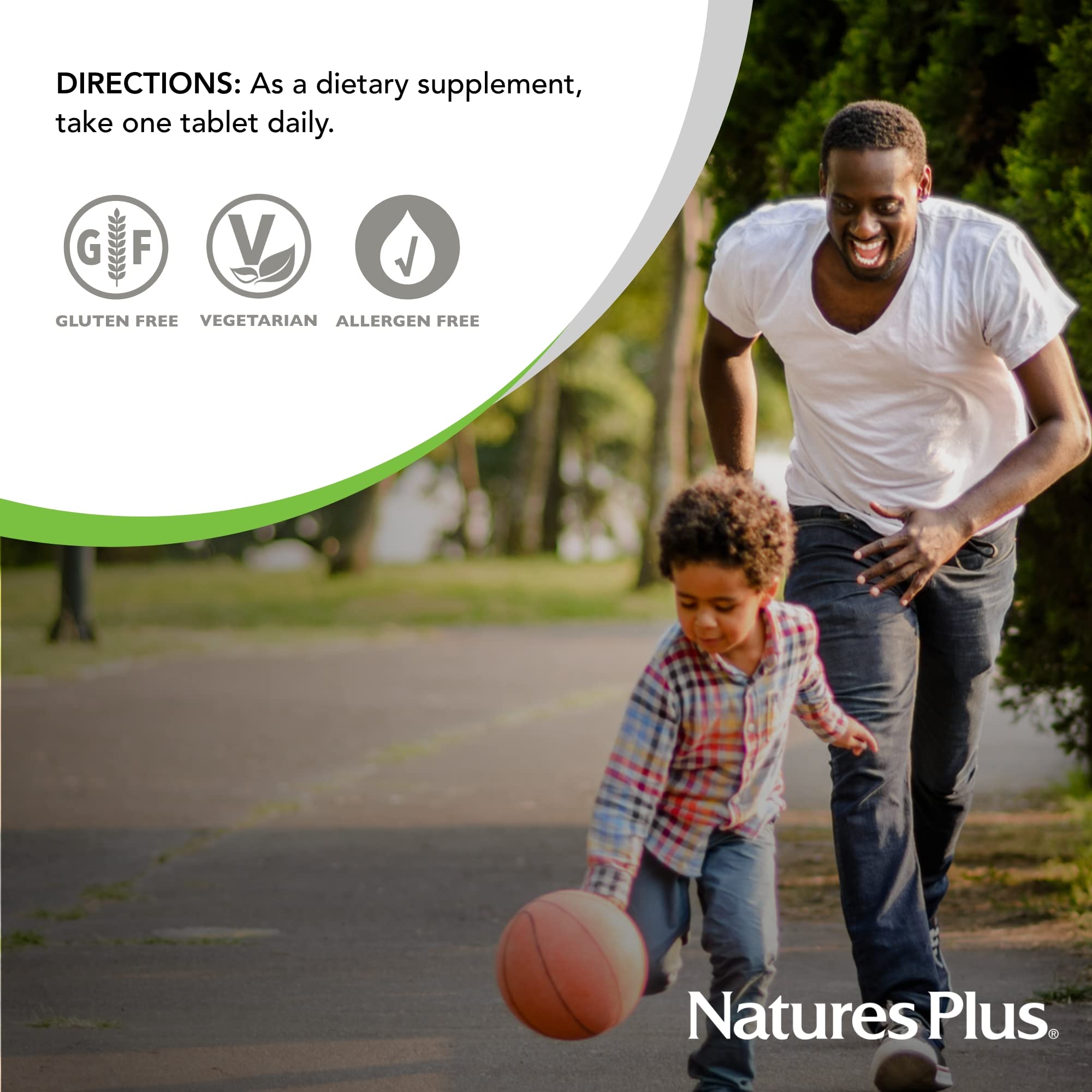 NaturesPlus B12 2000 mcg, uso diario para energía sostenida.