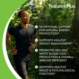 NaturesPlus B12 500 mcg, embalaje nuevo mantiene los estándares.