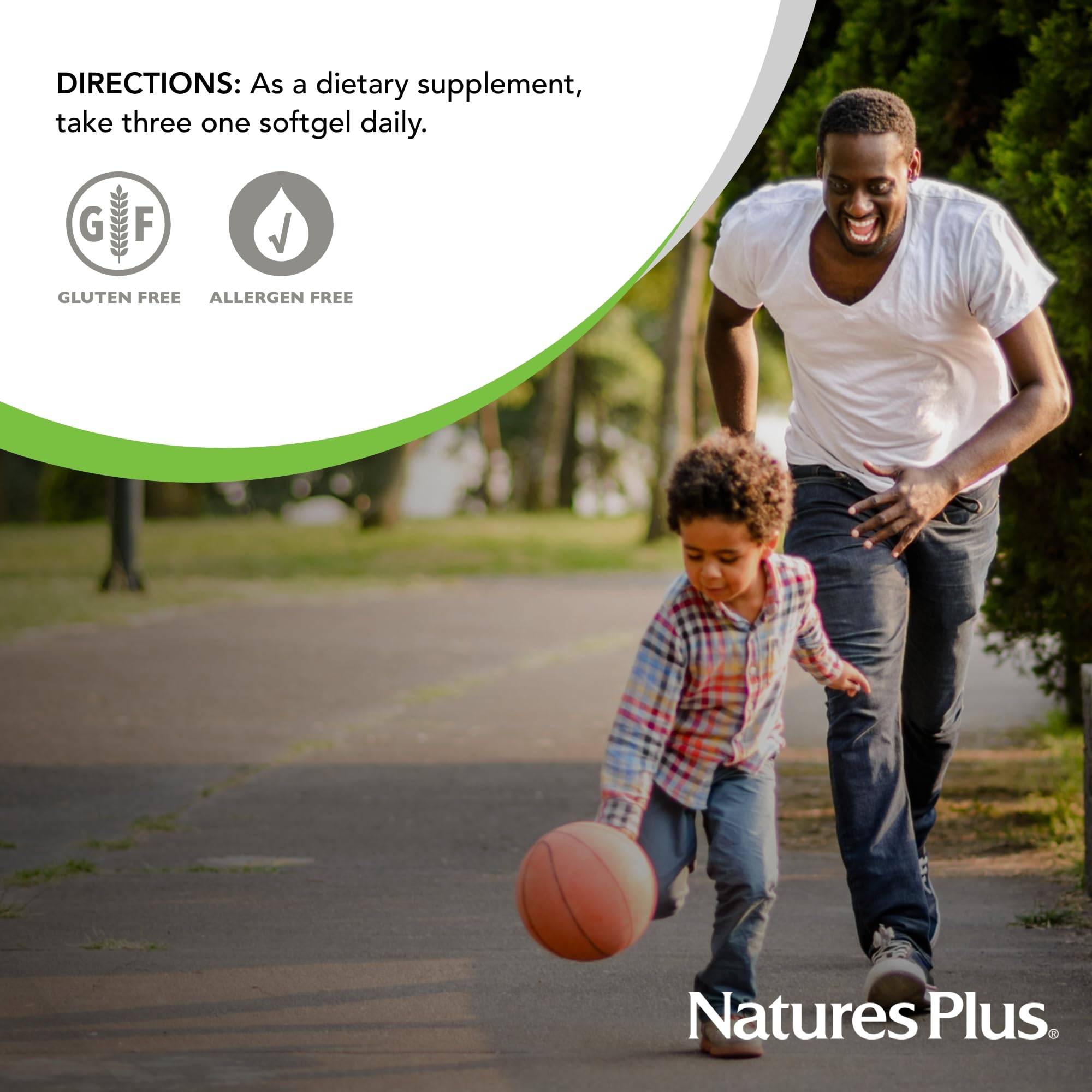 NaturesPlus beta-caroteno con vitamina E, antioxidante complementario.