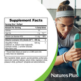 Interior del frasco de NaturesPlus Beyond CoQ10, cápsulas listas para consumir.