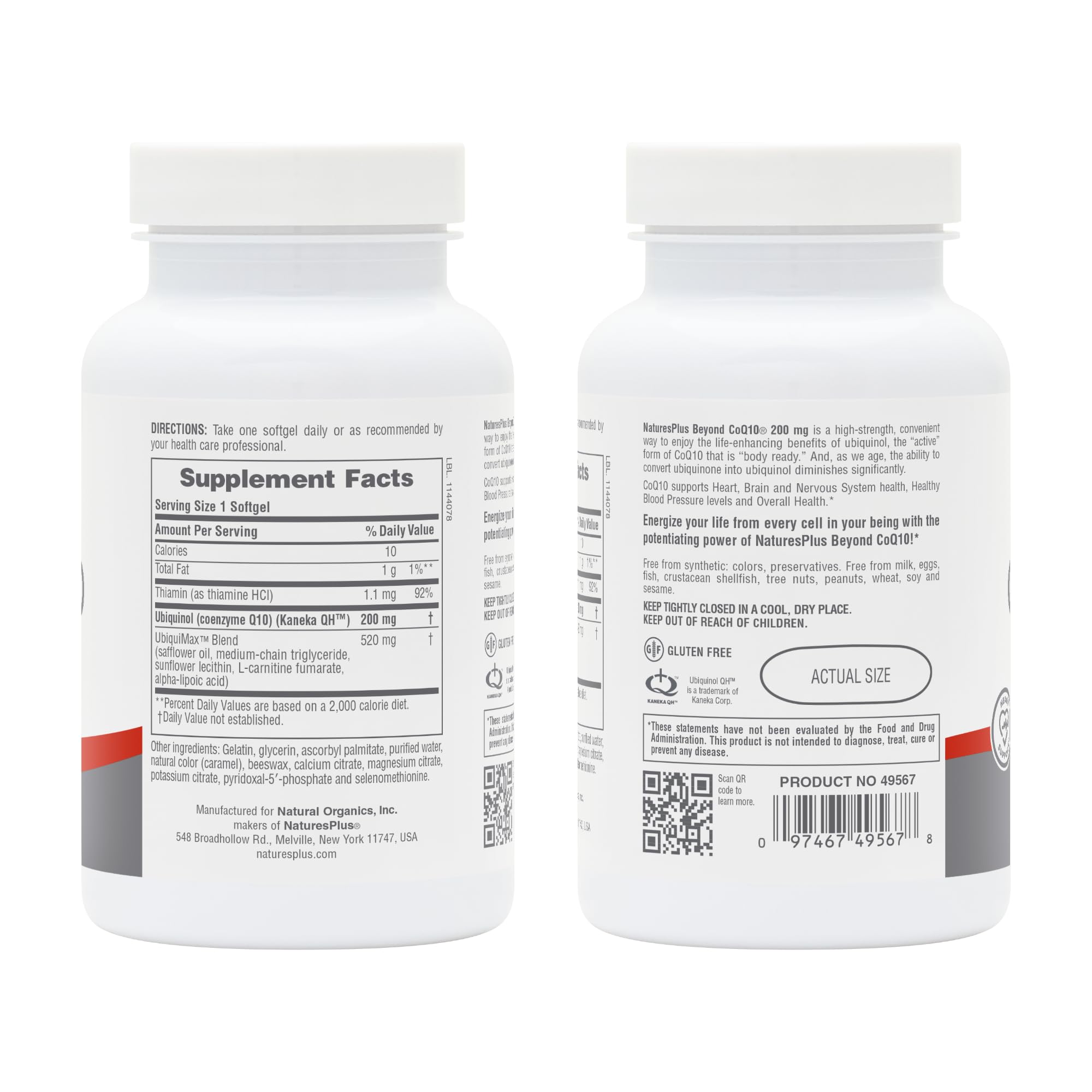Proceso de fabricación de alta calidad de NaturesPlus Beyond CoQ10.