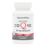 NaturesPlus Beyond CoQ10 cápsulas blandas ofrecen energía sostenida gracias a ubiquinol de alta potencia.