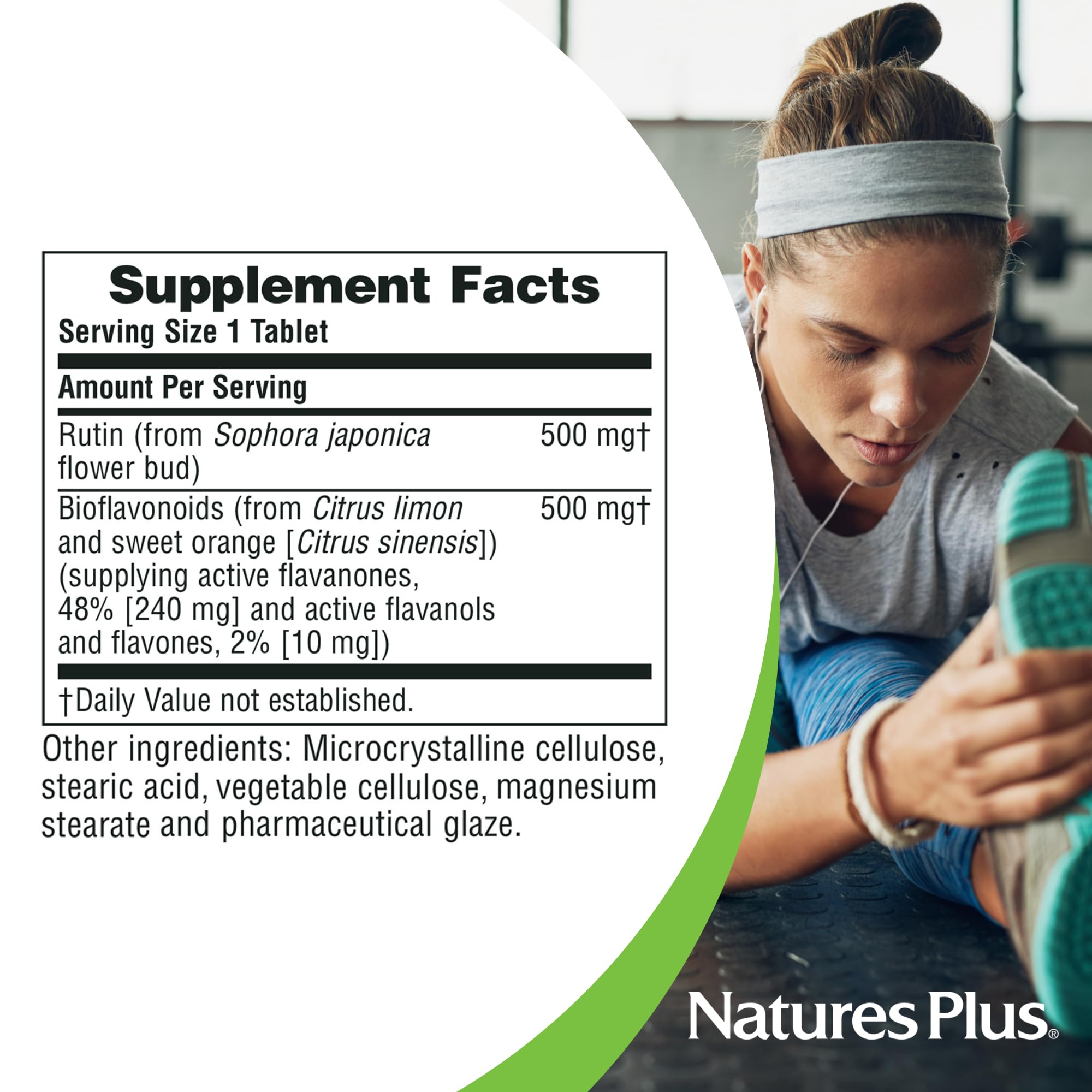 NaturesPlus Biorutin, apoyo natural a la vitamina C para absorberla