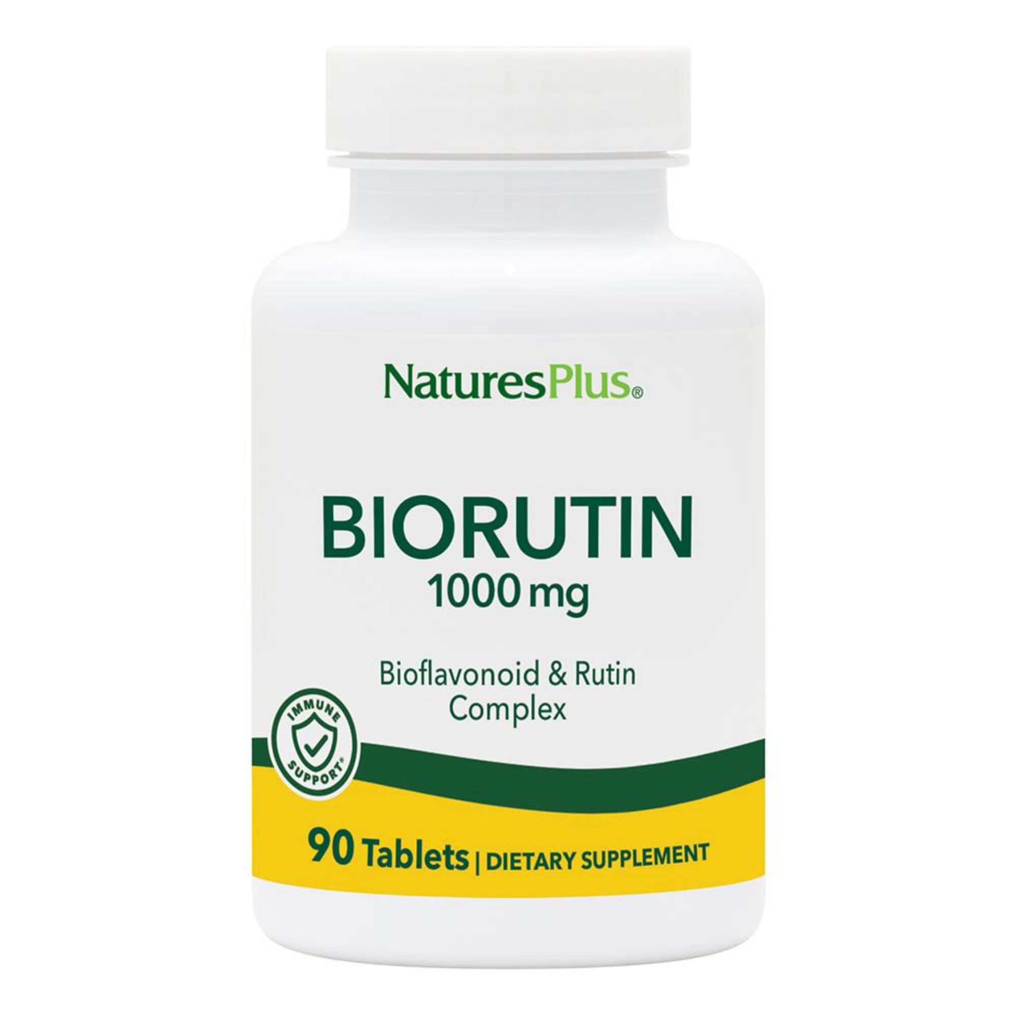 Bote de NaturesPlus Biorutin 1000 mg para uso diario antioxidante
