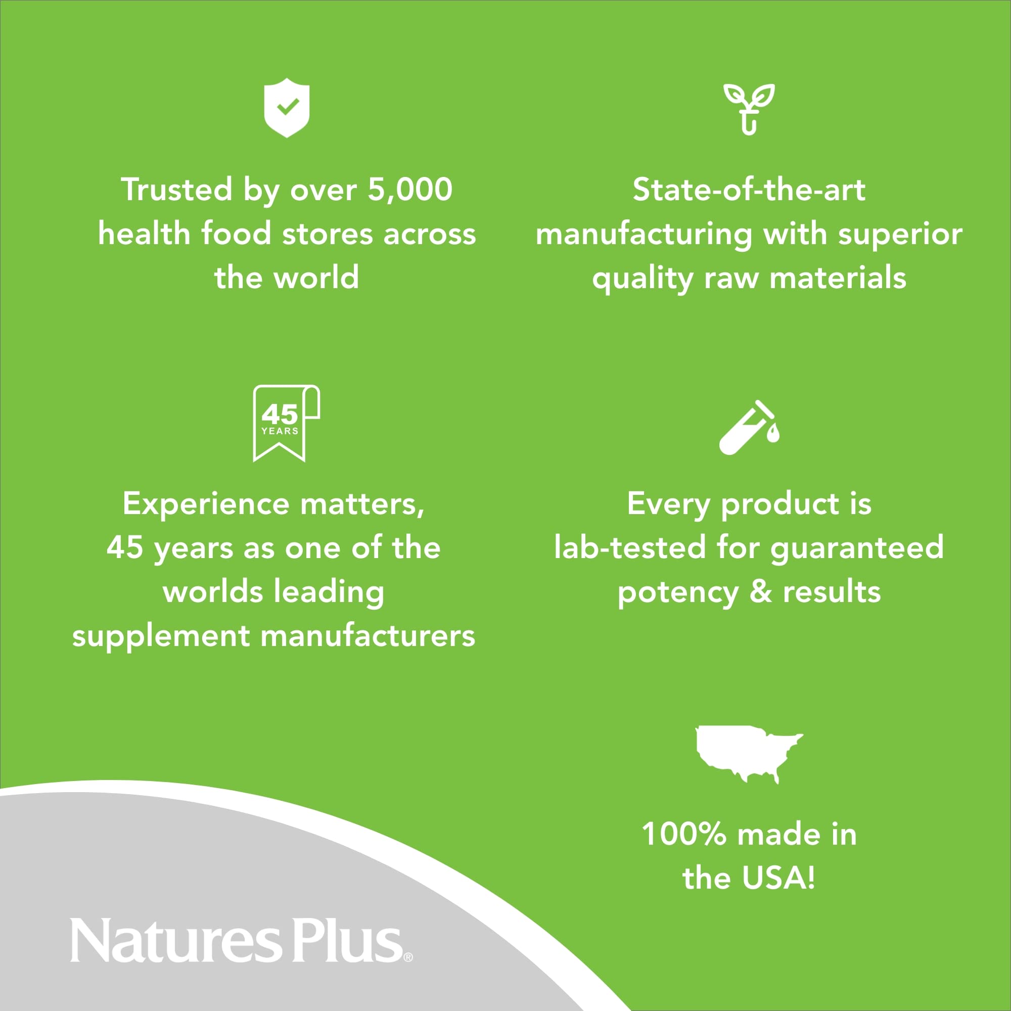 NaturesPlus Biotina y Ácido fólico: belleza diaria para piel y cabello