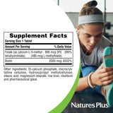 NaturesPlus Biotina y Ácido fólico: fórmula de calidad y cumplimiento cGMP