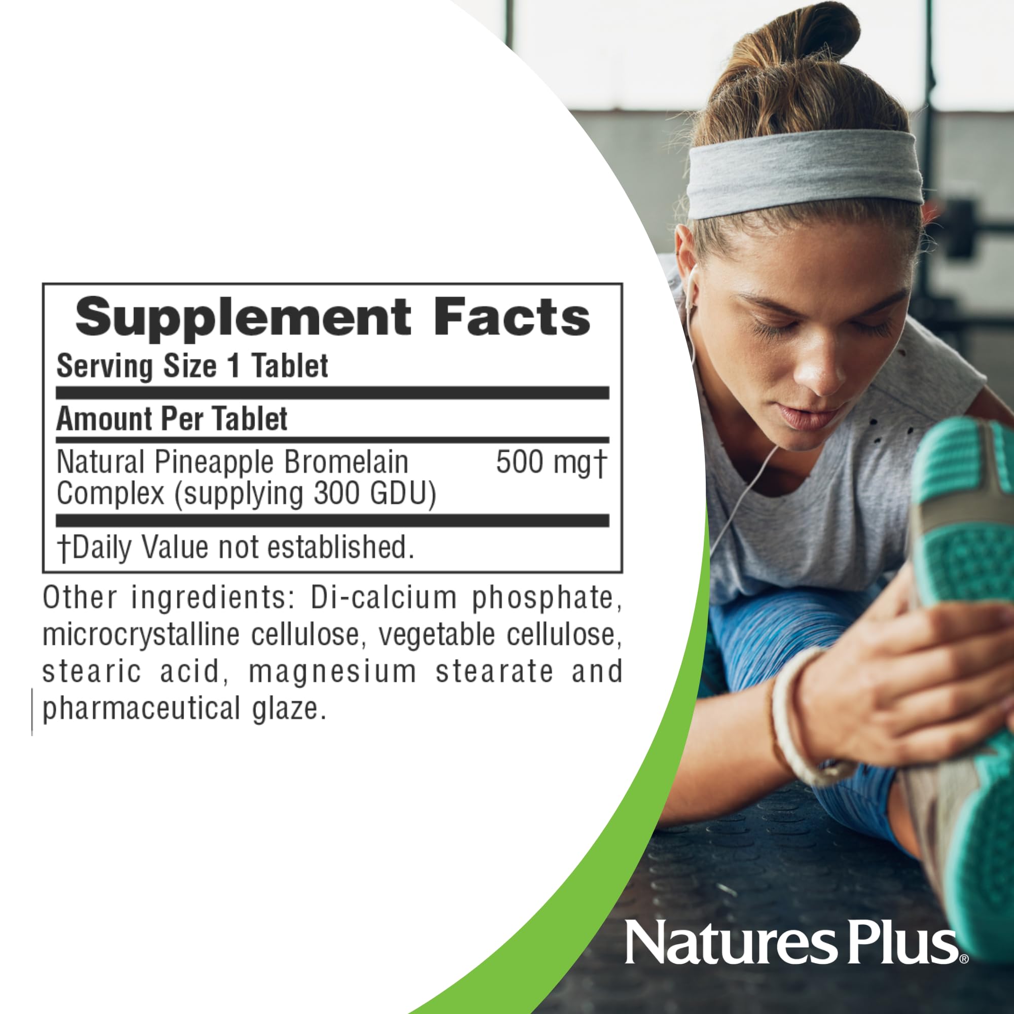 NaturesPlus Bromelina: caja de diseño compacto