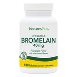 NaturesPlus Bromelina masticables, empaque nuevo para uso diario.