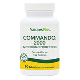 NaturesPlus Commando2000 frasco-tabletas, protección antioxidante para el día a día.