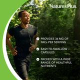 Etiqueta de NaturesPlus Cranberry certificada orgánica y de calidad.