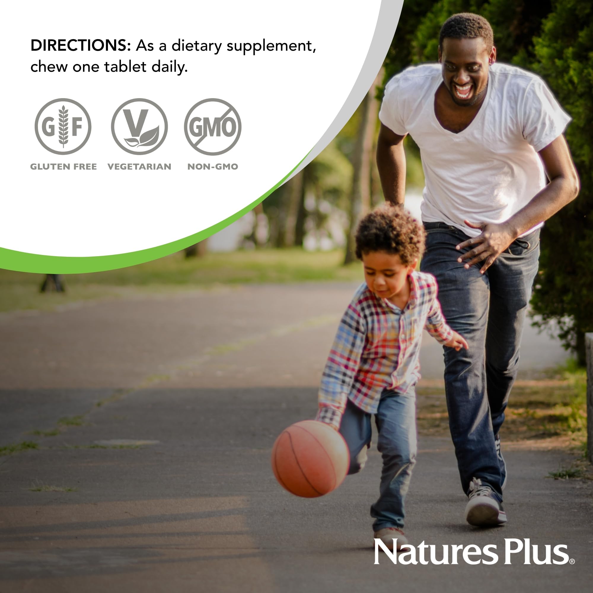 Uso diario de NaturesPlus D y K Complex con sabor frambuesa para consumo práctico.