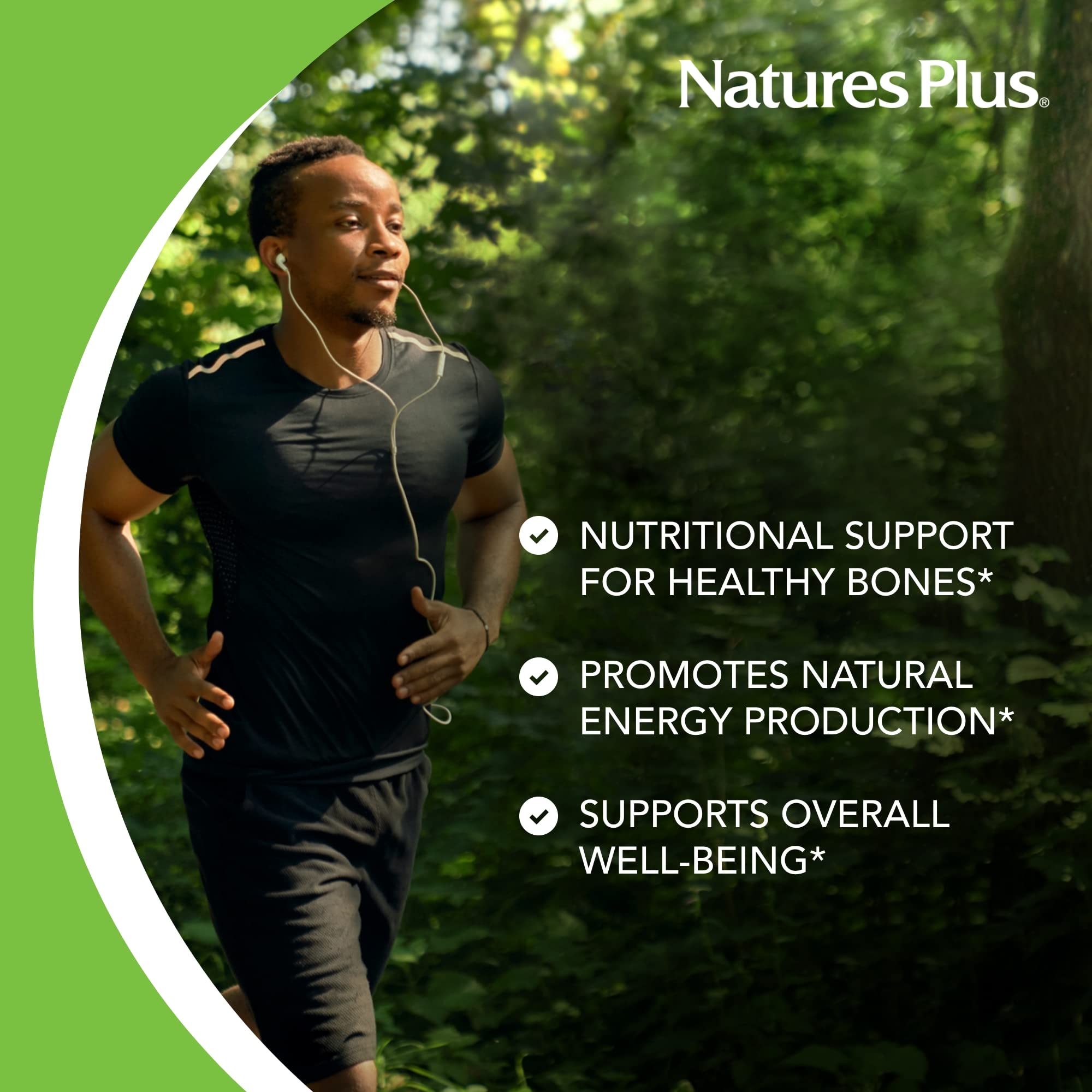 NaturesPlus dosis diaria con calcio 1200 mg y magnesio 600 mg de vainilla