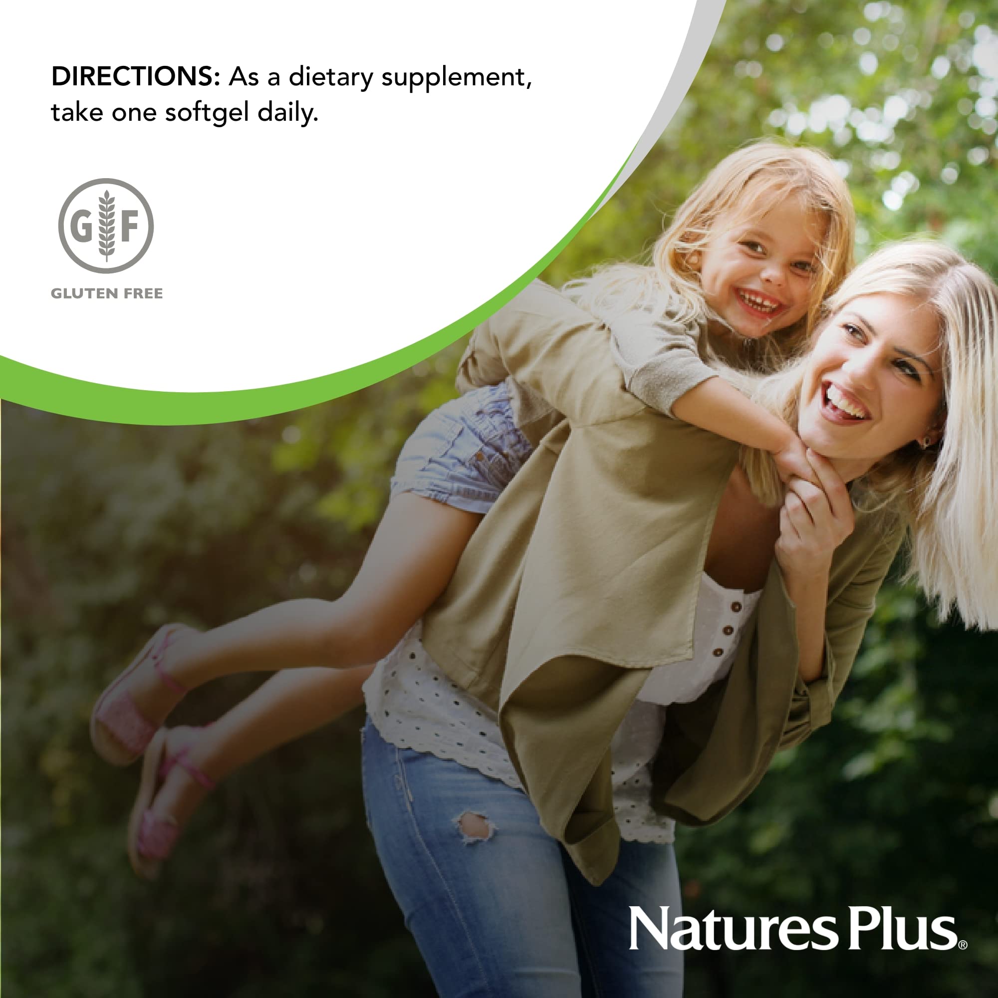 Envase de NaturesPlus EPO con certificaciones FDA y NSF.