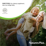 Envase de NaturesPlus EPO con certificaciones FDA y NSF.