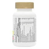 Etiqueta del producto muestra ingredientes clave y posibles beneficios para la salud general.
