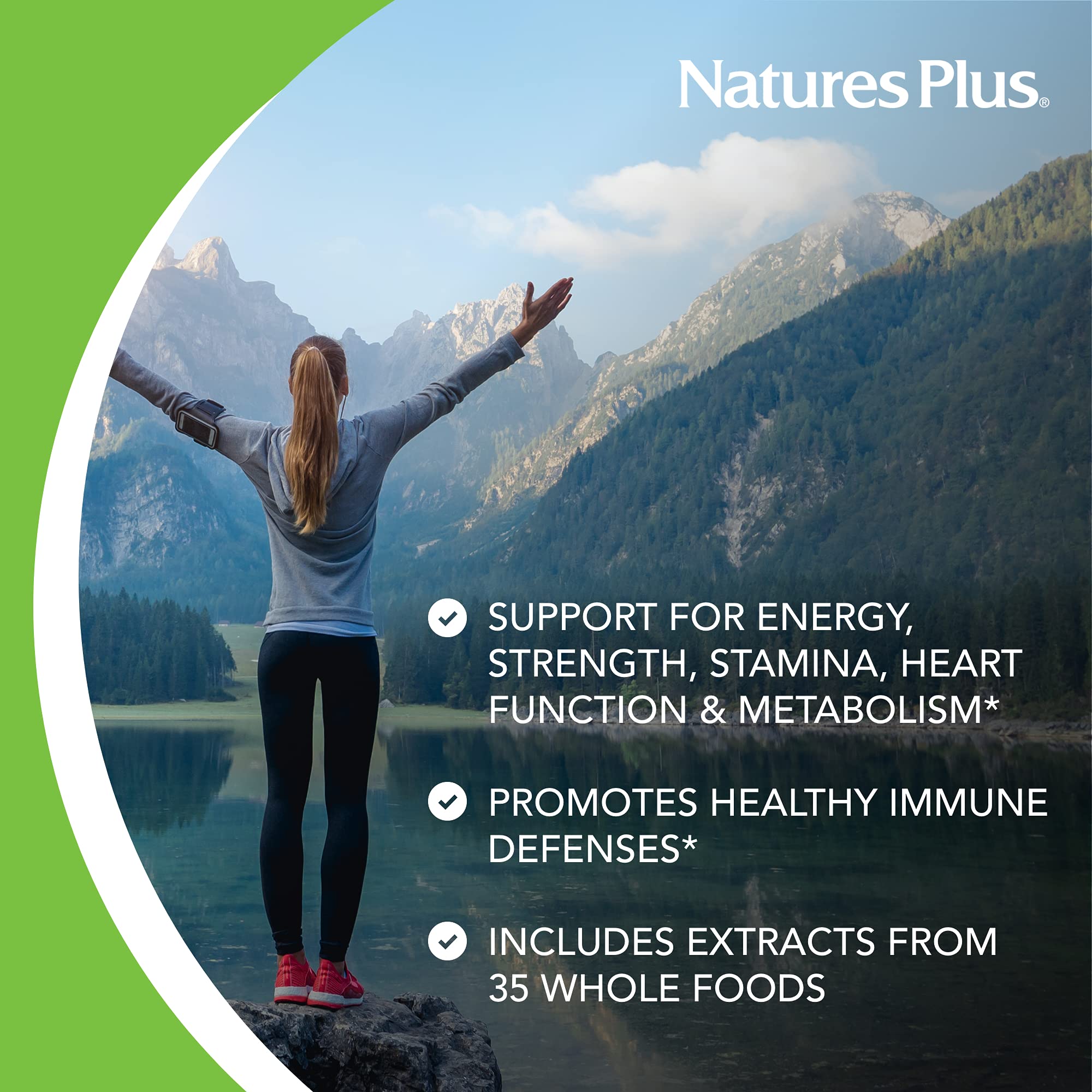 NaturesPlus Fuente de Vida Garden tabletas 30, presentación diaria conveniente.